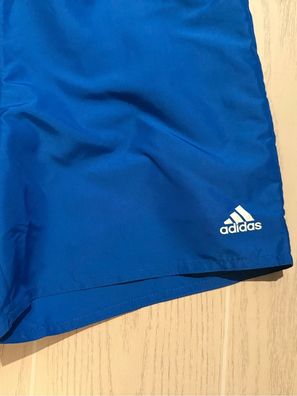adidas Boys XL Blue Swim Trunks Mesh Lined Board Shorts NWT